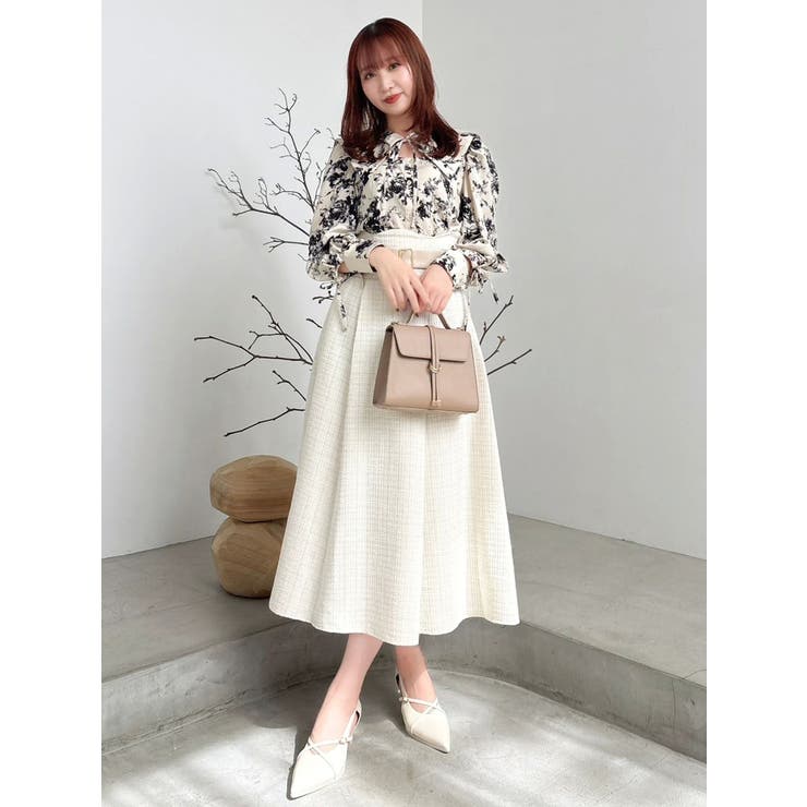 【20周年記念復刻！】オープンリボンブラウス | dazzlin | 詳細画像8 