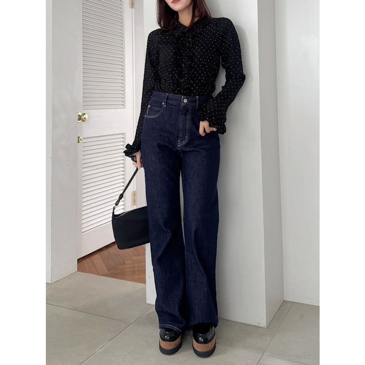 シュリンクフラワーショートシャツ | dazzlin | 詳細画像14 