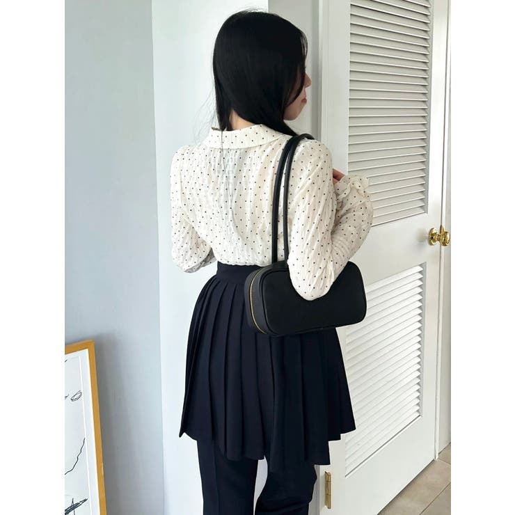 シュリンクフラワーショートシャツ | dazzlin | 詳細画像18 