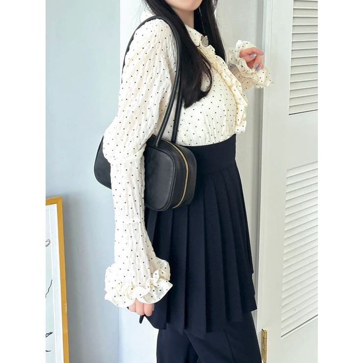 シュリンクフラワーショートシャツ | dazzlin | 詳細画像19 