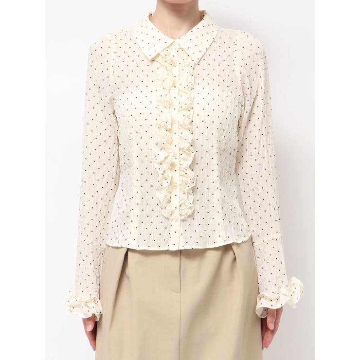 シュリンクフラワーショートシャツ | dazzlin | 詳細画像28 