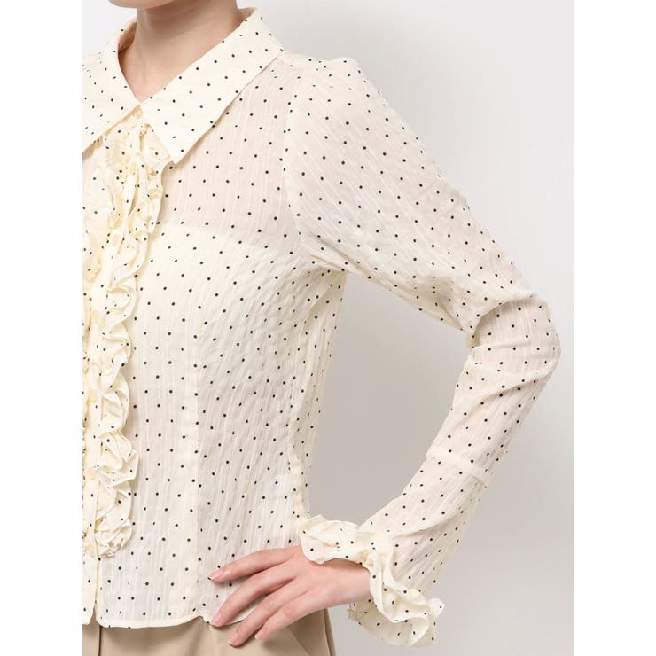 シュリンクフラワーショートシャツ | dazzlin | 詳細画像32 