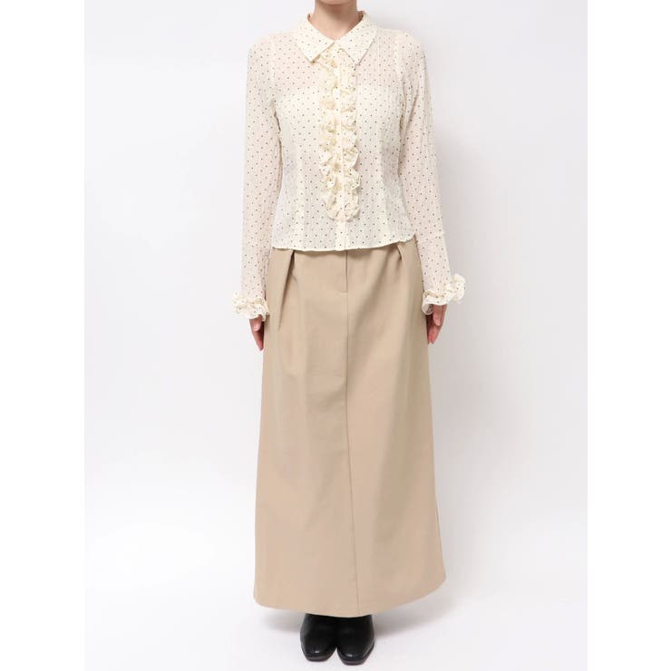 シュリンクフラワーショートシャツ | dazzlin | 詳細画像35 