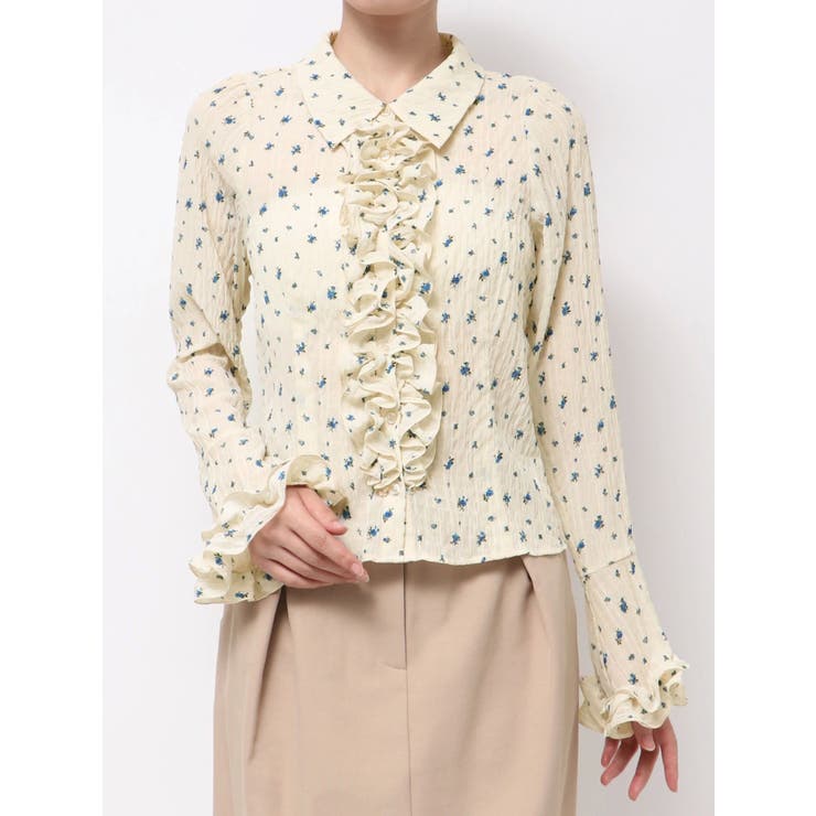 シュリンクフラワーショートシャツ | dazzlin | 詳細画像41 