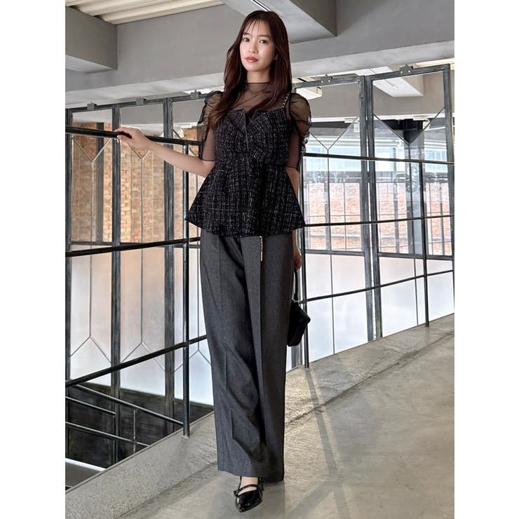 バリエーションワイドパンツ | dazzlin | 詳細画像6 