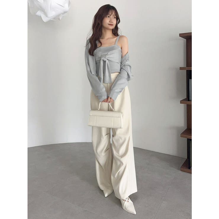 ニータックストレートパンツ | dazzlin | 詳細画像20