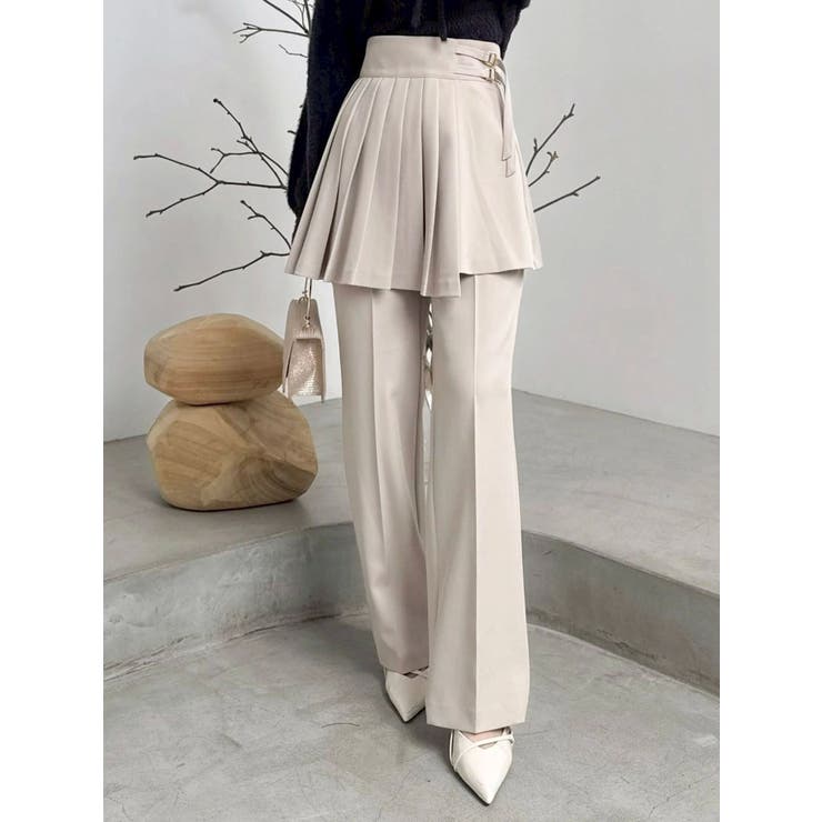 2WAYレイヤードスカートパンツ | dazzlin | 詳細画像1 