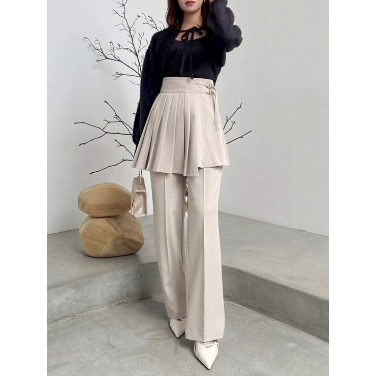 2WAYレイヤードスカートパンツ | dazzlin | 詳細画像10 