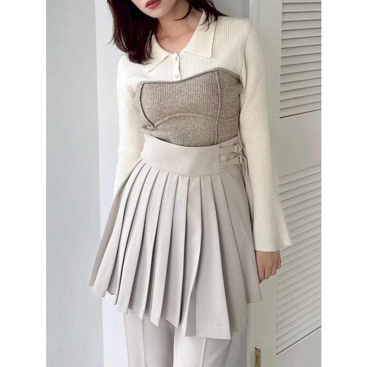 2WAYレイヤードスカートパンツ | dazzlin | 詳細画像15 