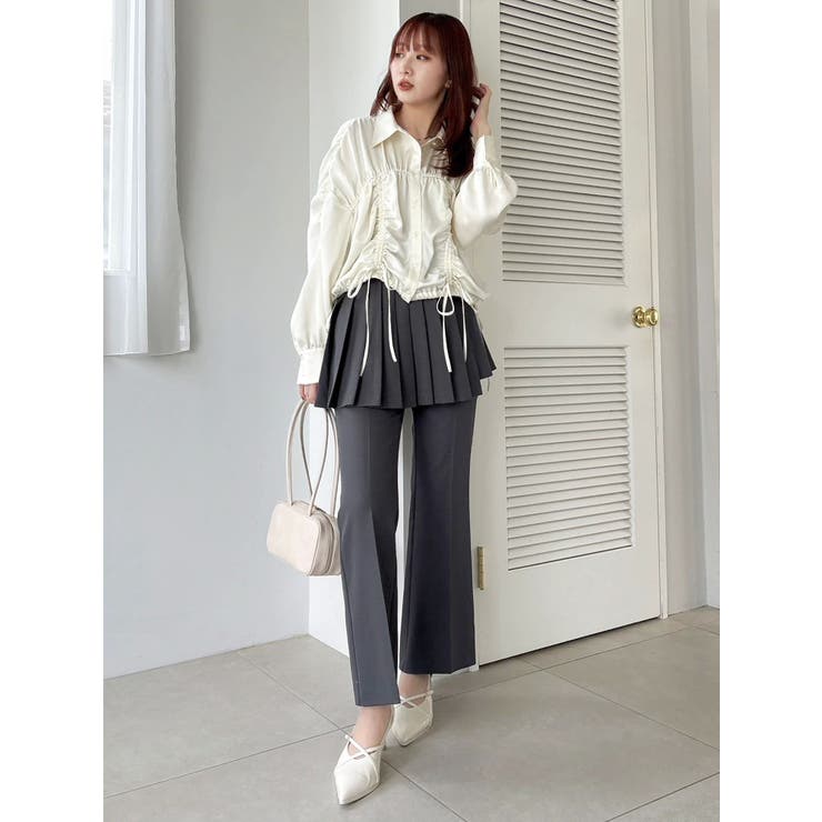 2WAYレイヤードスカートパンツ | dazzlin | 詳細画像3 