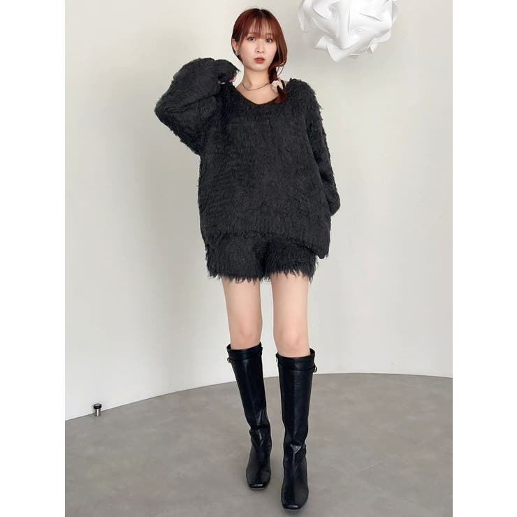 カールニットショートパンツ | dazzlin | 詳細画像25 