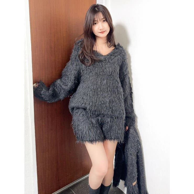 カールニットショートパンツ | dazzlin | 詳細画像38 