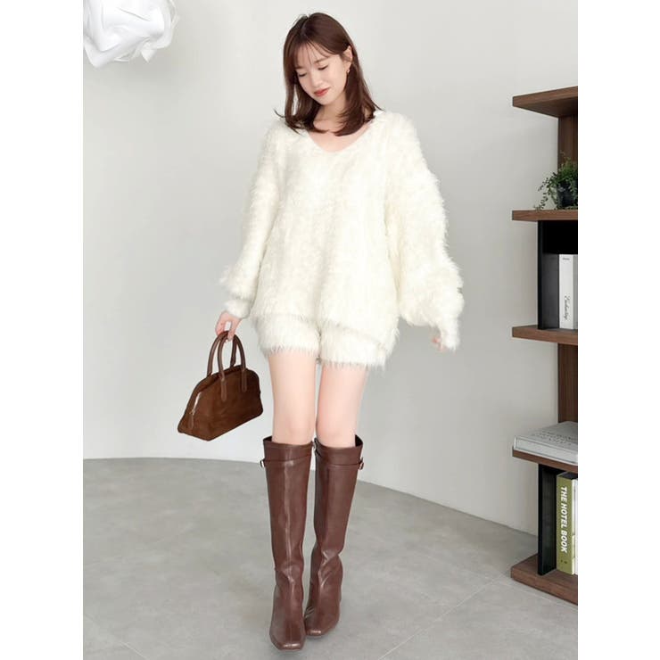 カールニットショートパンツ | dazzlin | 詳細画像7 