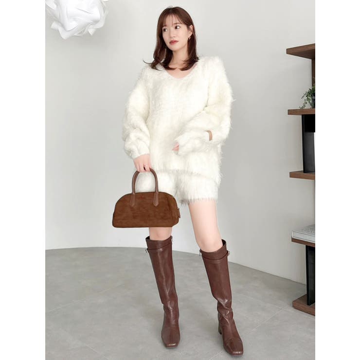 カールニットショートパンツ | dazzlin | 詳細画像9 