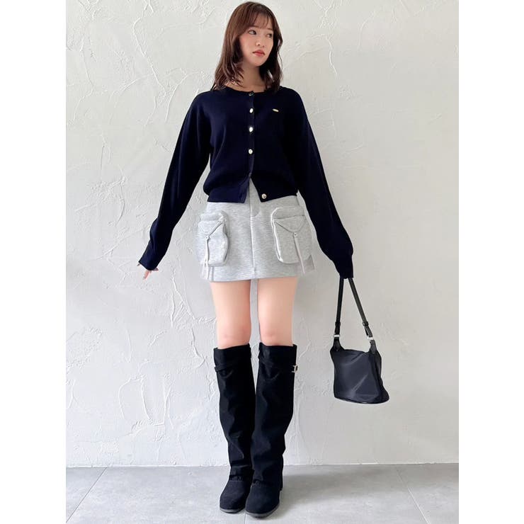 【セットアップ対応】スウェットポケットミニスカート | dazzlin | 詳細画像23 