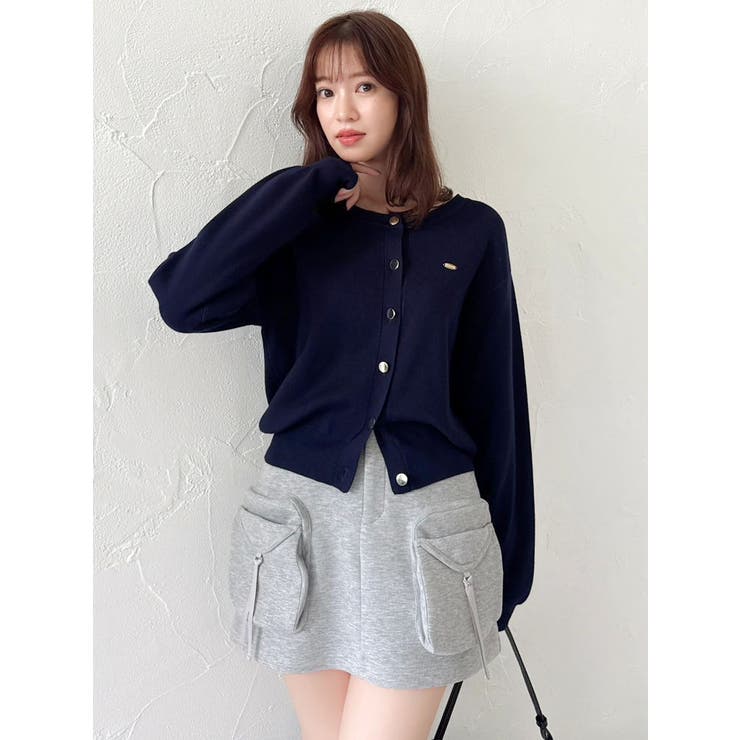 【セットアップ対応】スウェットポケットミニスカート | dazzlin | 詳細画像31 