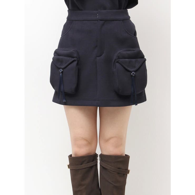 【セットアップ対応】スウェットポケットミニスカート | dazzlin | 詳細画像37 
