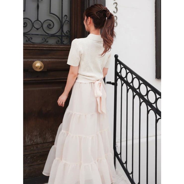 オーガンティアードスカート | dazzlin | 詳細画像29 