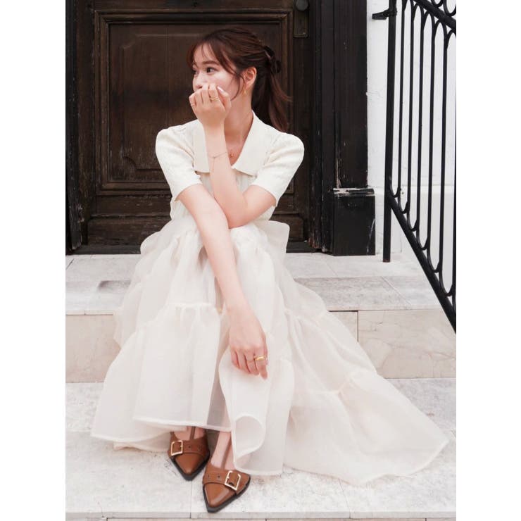 オーガンティアードスカート | dazzlin | 詳細画像32 