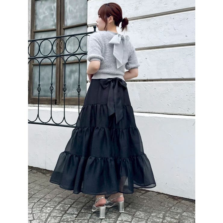 オーガンティアードスカート | dazzlin | 詳細画像36 