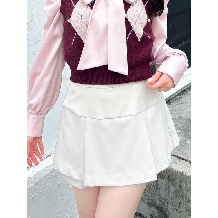 【セットアップ対応】レイヤードスカートパンツ | dazzlin | 詳細画像20 