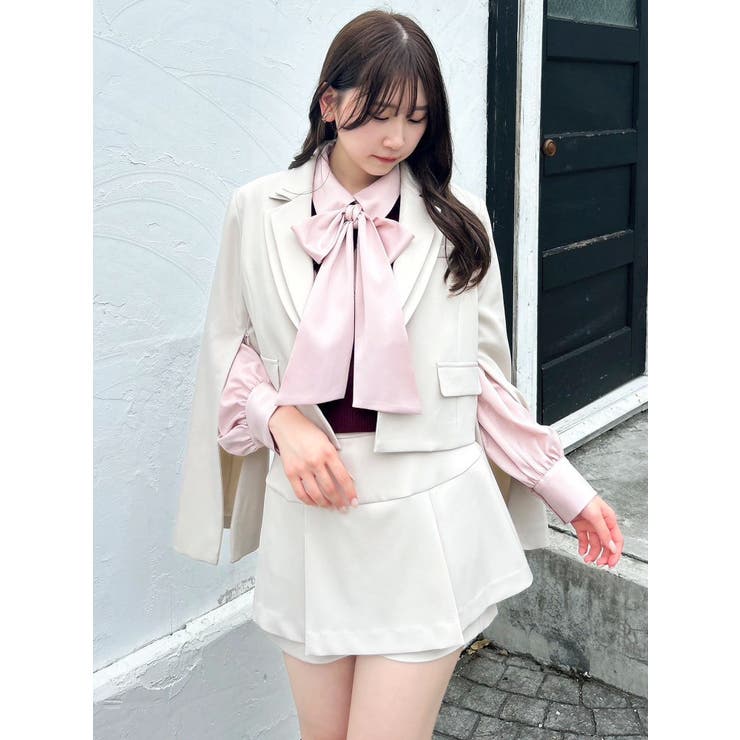 【セットアップ対応】レイヤードスカートパンツ | dazzlin | 詳細画像24 