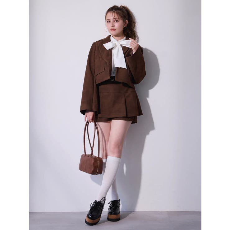 【セットアップ対応】レイヤードスカートパンツ | dazzlin | 詳細画像3 