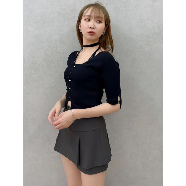 【セットアップ対応】レイヤードスカートパンツ | dazzlin | 詳細画像34 