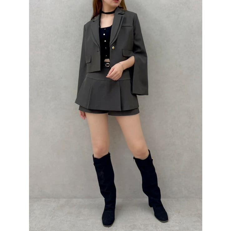 【セットアップ対応】レイヤードスカートパンツ | dazzlin | 詳細画像38 