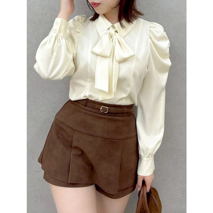 【セットアップ対応】レイヤードスカートパンツ | dazzlin | 詳細画像40 