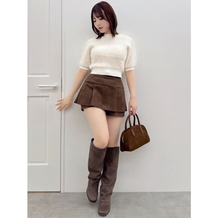 【セットアップ対応】レイヤードスカートパンツ | dazzlin | 詳細画像44 