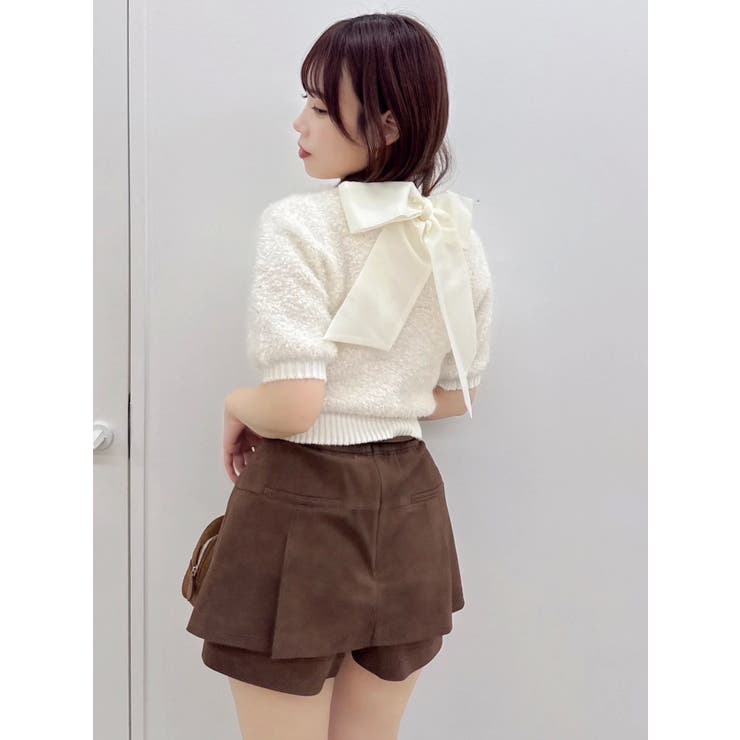 【セットアップ対応】レイヤードスカートパンツ | dazzlin | 詳細画像45 