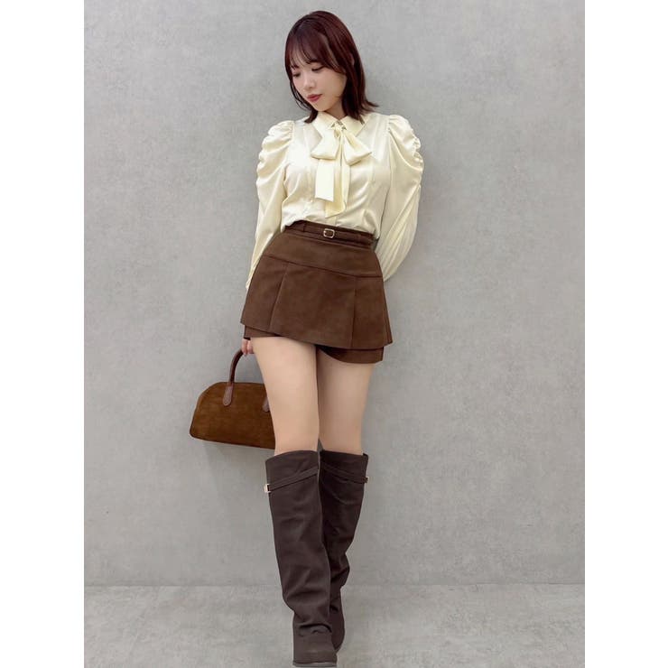 【セットアップ対応】レイヤードスカートパンツ | dazzlin | 詳細画像46 