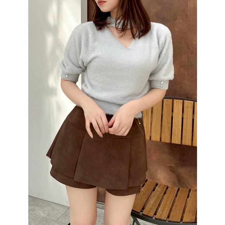 【セットアップ対応】レイヤードスカートパンツ | dazzlin | 詳細画像49 