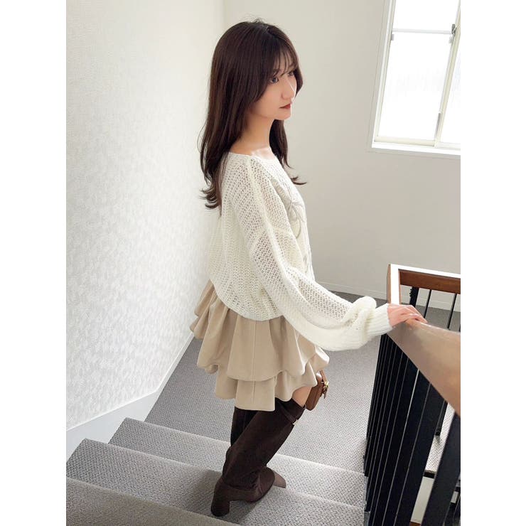 【セットアップ対応】フェイクスウェードミニスカート | dazzlin | 詳細画像12 