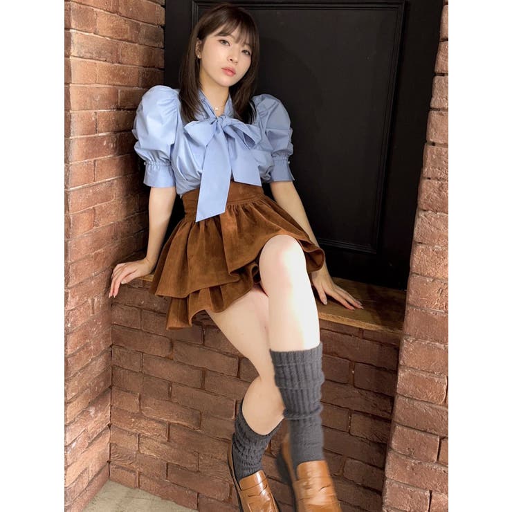 【セットアップ対応】フェイクスウェードミニスカート | dazzlin | 詳細画像16 