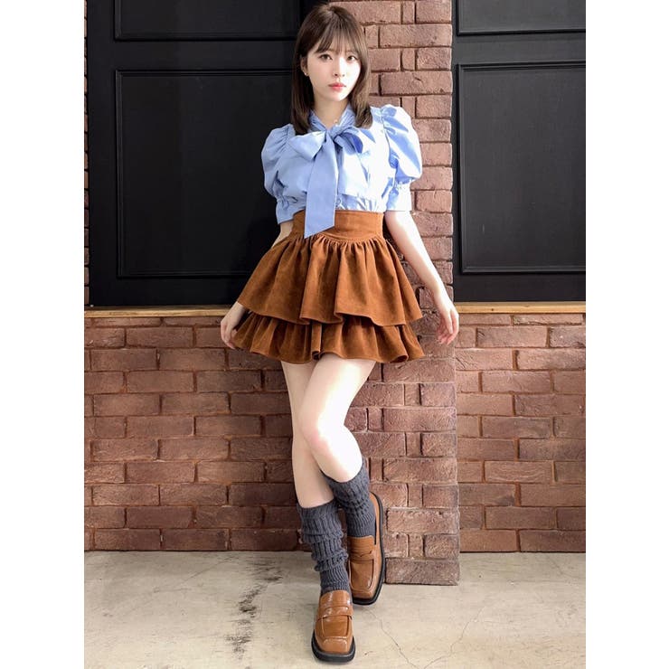 【セットアップ対応】フェイクスウェードミニスカート | dazzlin | 詳細画像17 