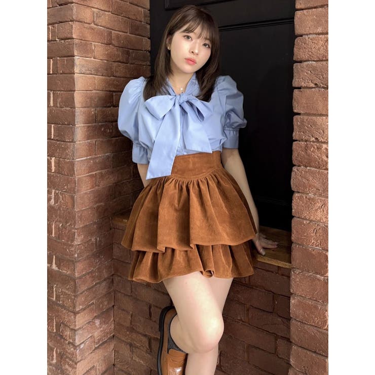 【セットアップ対応】フェイクスウェードミニスカート | dazzlin | 詳細画像18 