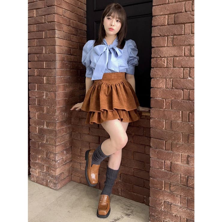 【セットアップ対応】フェイクスウェードミニスカート | dazzlin | 詳細画像20 