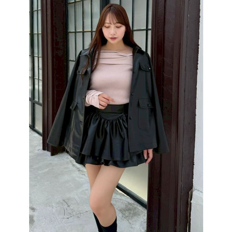 【セットアップ対応】フェイクスウェードミニスカート | dazzlin | 詳細画像24 