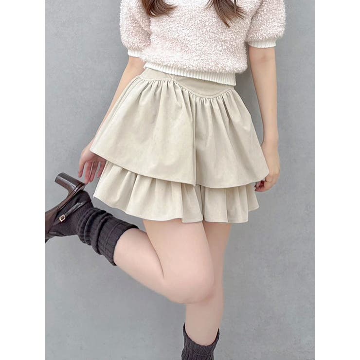 【セットアップ対応】フェイクスウェードミニスカート | dazzlin | 詳細画像3 