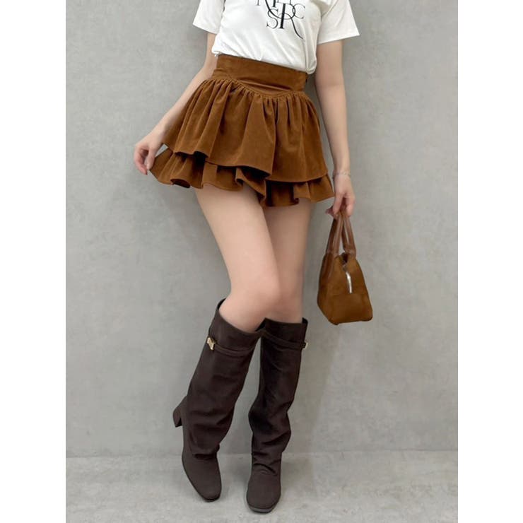 【セットアップ対応】フェイクスウェードミニスカート | dazzlin | 詳細画像33 