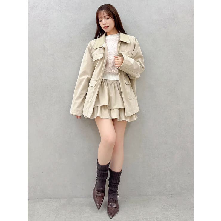 【セットアップ対応】フェイクスウェードミニスカート | dazzlin | 詳細画像39 