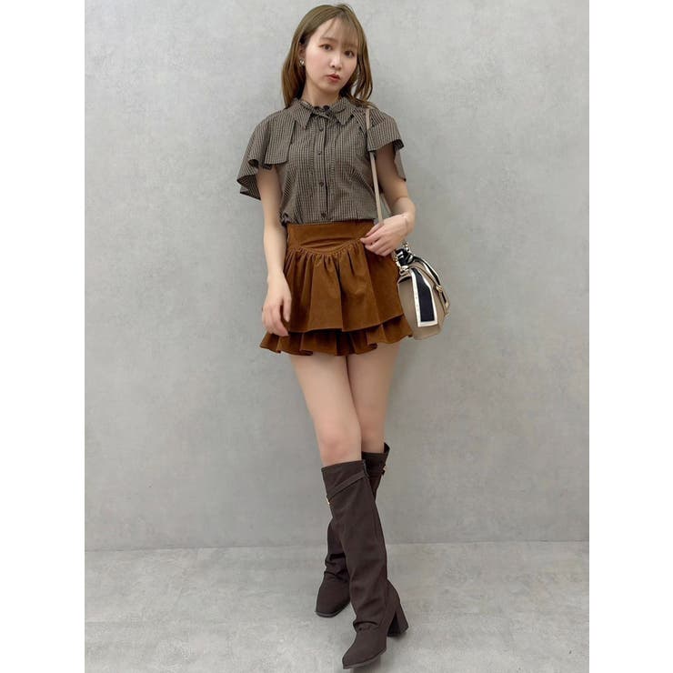 【セットアップ対応】フェイクスウェードミニスカート | dazzlin | 詳細画像41 