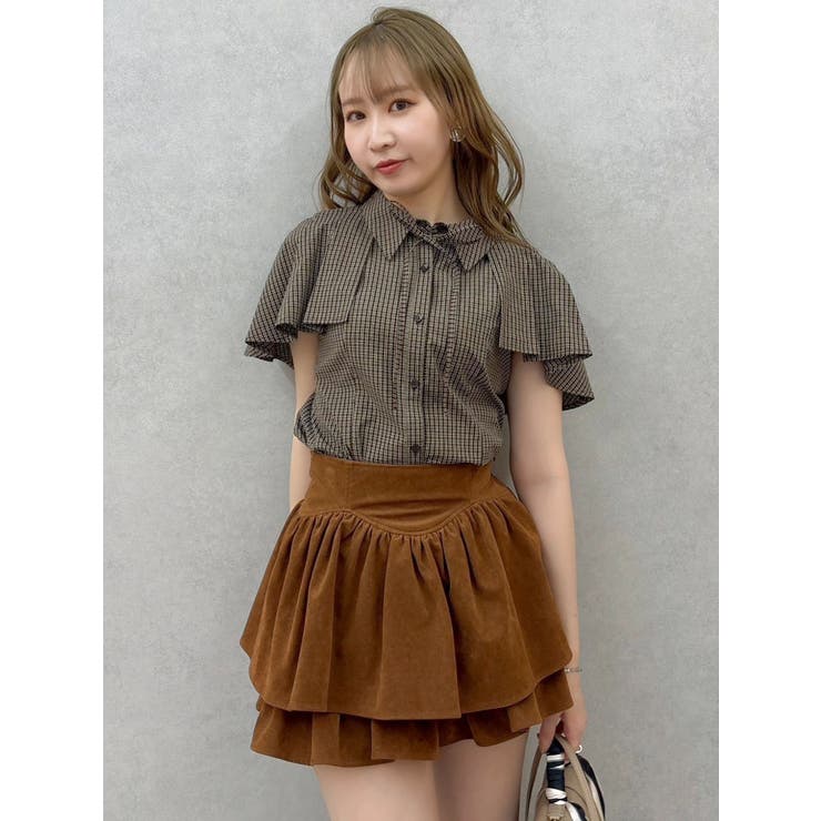 【セットアップ対応】フェイクスウェードミニスカート | dazzlin | 詳細画像42 