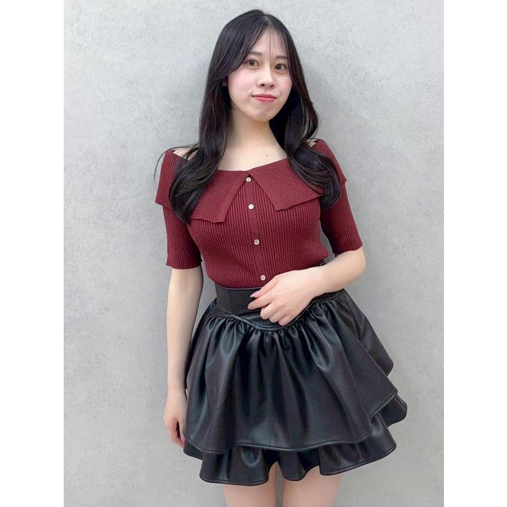 【セットアップ対応】フェイクスウェードミニスカート | dazzlin | 詳細画像47 