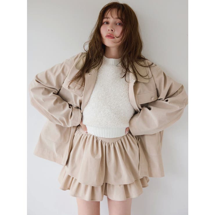 【セットアップ対応】フェイクスウェードミニスカート | dazzlin | 詳細画像6 