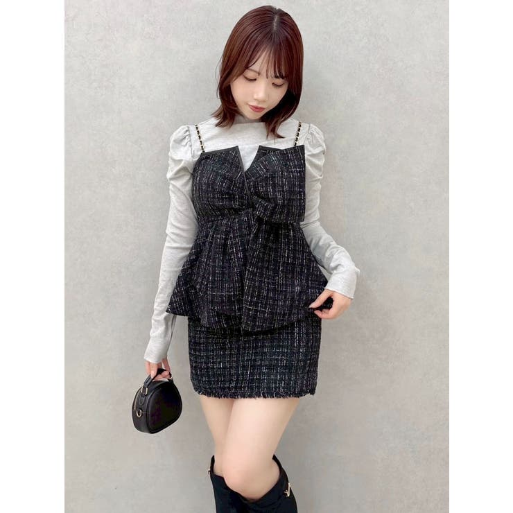 ポケットミニスカート/ツイード | dazzlin | 詳細画像28 