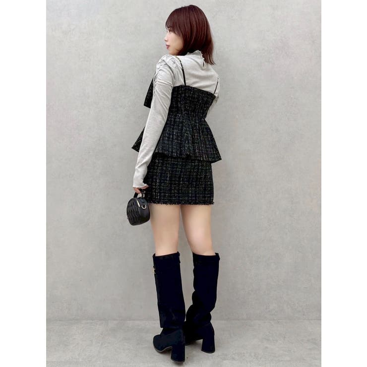 ポケットミニスカート/ツイード | dazzlin | 詳細画像29 