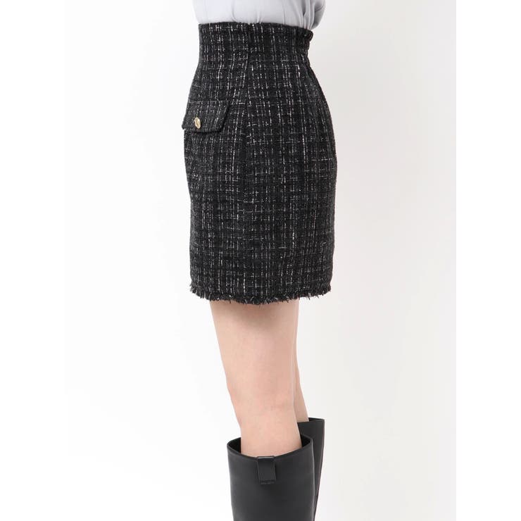 ポケットミニスカート/ツイード | dazzlin | 詳細画像32 